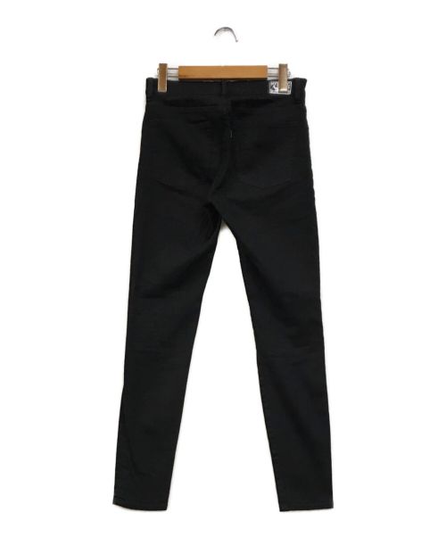Hysteric Glamour（ヒステリックグラマー）Hysteric Glamour (ヒステリックグラマー) SPBR加工 ISKO ストレッチデニムスキニーパンツ ブラック サイズ:27の古着・服飾アイテム