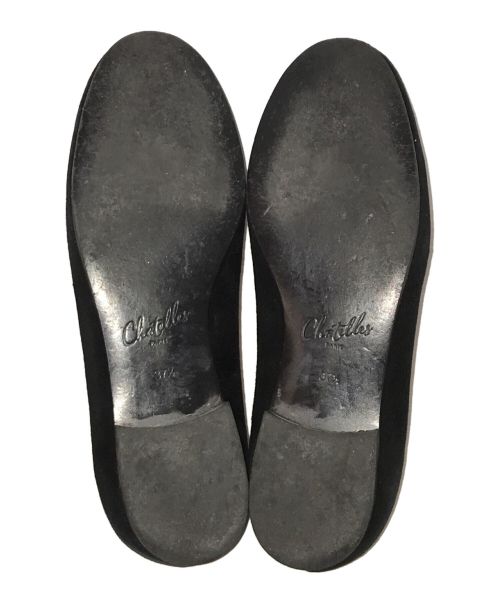 chatelles（シャテル）chatelles (シャテル) Francois Negro Tassels ブラック サイズ:37 1/2の古着・服飾アイテム