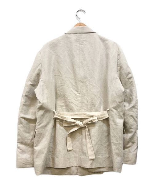 apartment Three（アパートメントスリー）apartment Three (アパートメントスリー) リネンダブルジャケット アイボリー サイズ:1の古着・服飾アイテム
