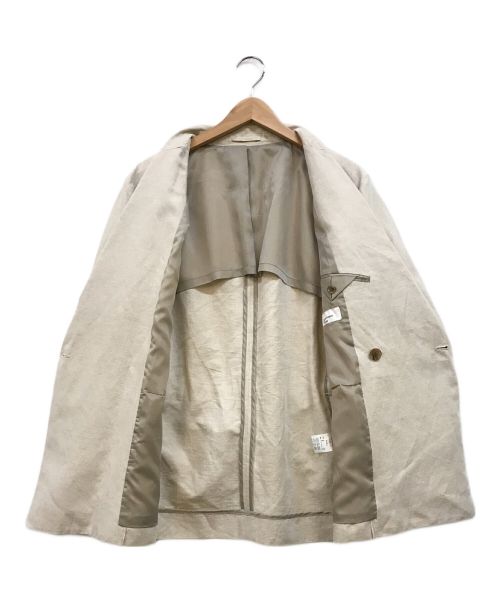 apartment Three（アパートメントスリー）apartment Three (アパートメントスリー) リネンダブルジャケット アイボリー サイズ:1の古着・服飾アイテム