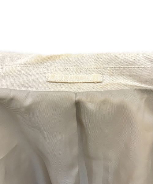 apartment Three（アパートメントスリー）apartment Three (アパートメントスリー) リネンダブルジャケット アイボリー サイズ:1の古着・服飾アイテム
