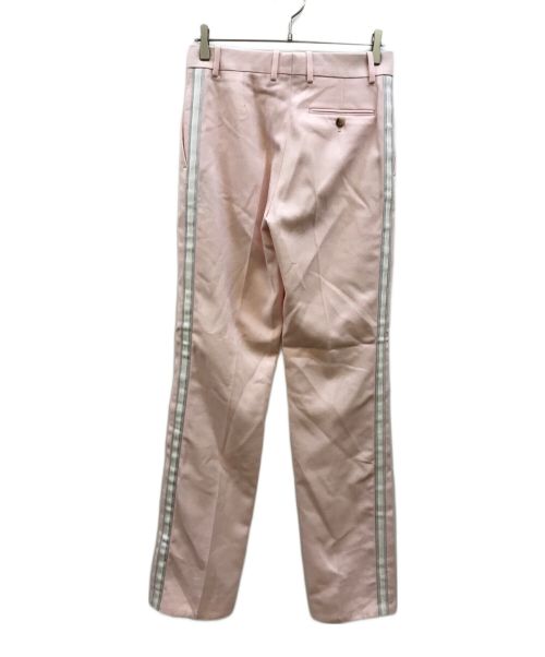 Calvin Klein（カルバンクライン）Calvin Klein (カルバンクライン) サイドラインパンツ ピンク サイズ:38 未使用品の古着・服飾アイテム