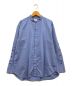 green label relaxing（グリーンレーベルリラクシング）の古着「スリーブ スリット シャツ」｜ブルー