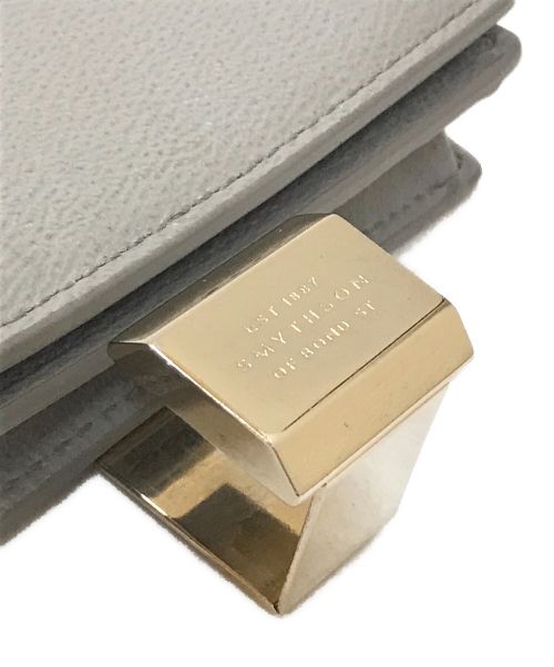 SMYTHSON（スマイソン）SMYTHSON (スマイソン) カードケース グレーの古着・服飾アイテム