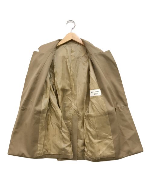 MACPHEE（マカフィー）MACPHEE (マカフィー) ウールギャバジン ダブルブレストジャケット ベージュ サイズ:36の古着・服飾アイテム