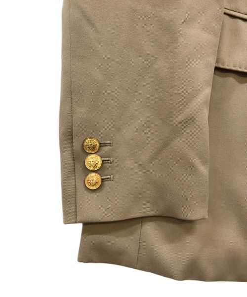 MACPHEE（マカフィー）MACPHEE (マカフィー) ウールギャバジン ダブルブレストジャケット ベージュ サイズ:36の古着・服飾アイテム