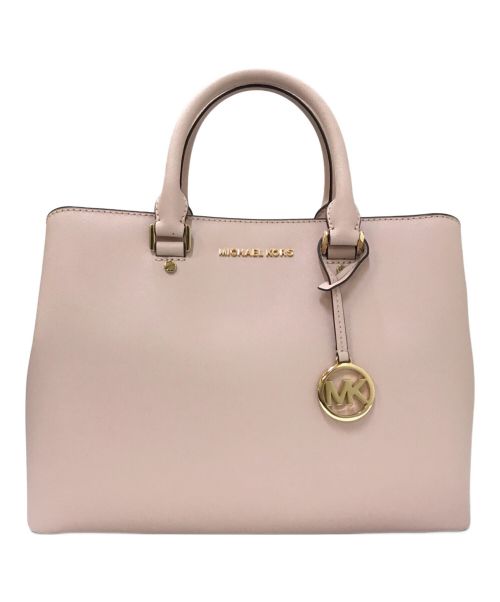 MICHAEL KORS（マイケル・コース）MICHAEL KORS (マイケルコース) サバンナ 2WAYショルダーバッグ ピンクの古着・服飾アイテム