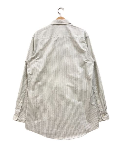 Hed Mayner（ヘド メイナー）Hed Mayner (ヘド メイナー) オーバーサイズストライプシャツ グレー サイズ:Mの古着・服飾アイテム