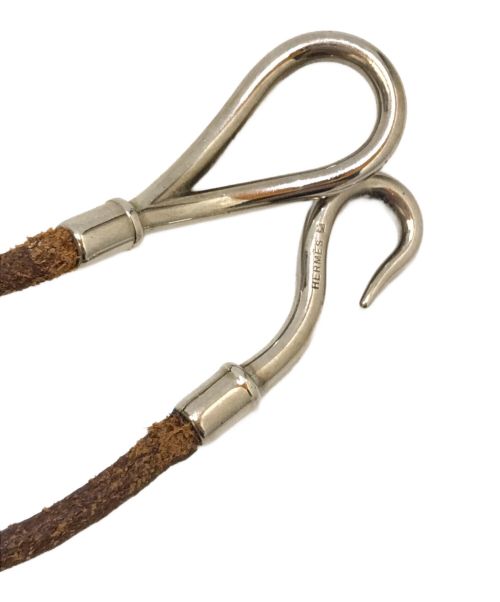 HERMES（エルメス）HERMES (エルメス) ジャンボブレス ブラウン×シルバーの古着・服飾アイテム