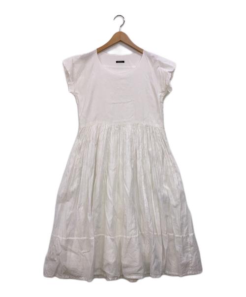 R&D.M.Co-OLDMAN'S TAILOR（オールドマンズテイラー）R&D.M.Co-OLDMAN'S TAILOR (オールドマンズテイラー) コットンシルクワンピース ホワイト サイズ:下記参照の古着・服飾アイテム