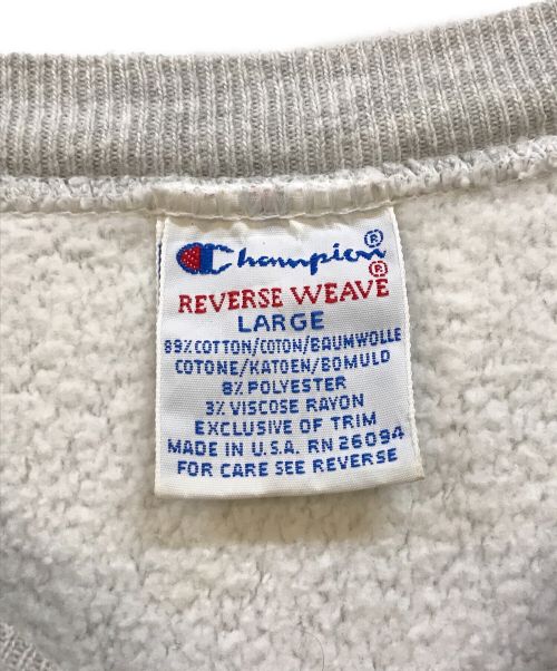 Champion（チャンピオン）Champion (チャンピオン) 90’S リバースウィーブスウェット グレー サイズ:Lの古着・服飾アイテム