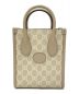 GUCCI（グッチ）の古着「インターロッキングG 2WAYミニトートバッグ」｜ベージュ