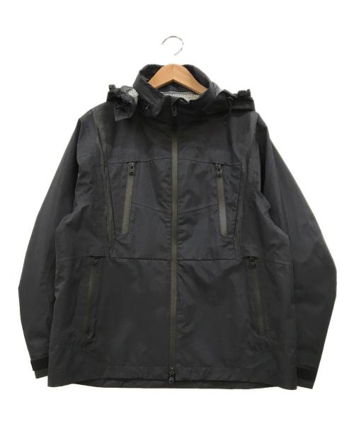 WHITE MOUNTAINEERING（ホワイトマウンテ二アニング）WHITE MOUNTAINEERING (ホワイトマウンテ二アニング) Denham (デンハム) MOUNTAINEERING SAITOS ST COLLAR JKT ブラック サイズ:FREEの古着・服飾アイテム