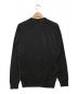 JOHN SMEDLEY (ジョンスメドレー) ボーダー切替Vネックニット グレー サイズ:S：5000円