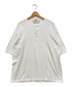 NIGEL CABOURNナイジェルケーボン）の古着「50s ヘンリーネックシャツ」｜ホワイト