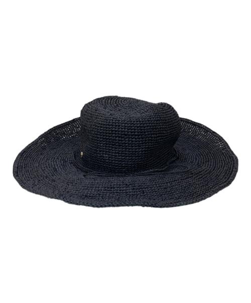 HELEN KAMINSKI（ヘレンカミンスキー）HELEN KAMINSKI (ヘレンカミンスキー) ラフィアハット ブラックの古着・服飾アイテム