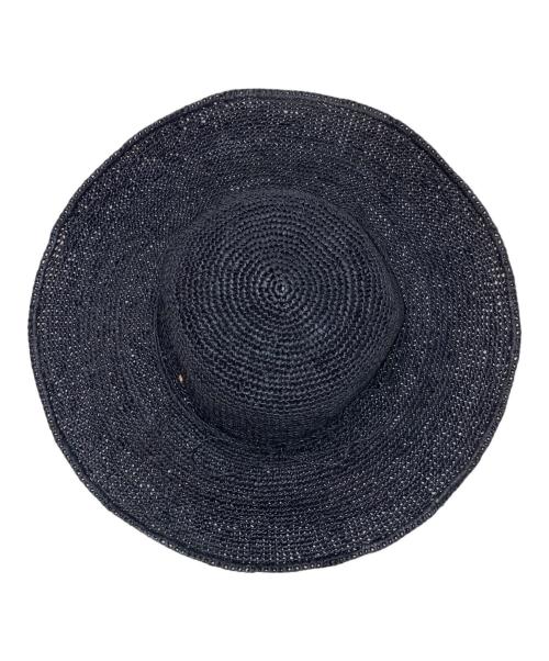 HELEN KAMINSKI（ヘレンカミンスキー）HELEN KAMINSKI (ヘレンカミンスキー) ラフィアハット ブラックの古着・服飾アイテム
