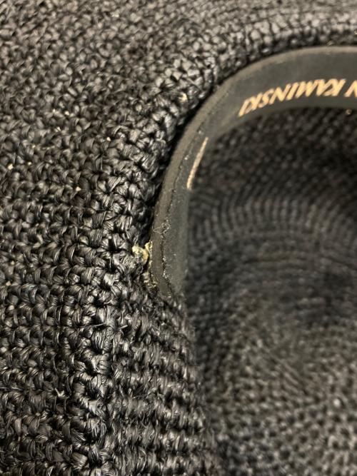 HELEN KAMINSKI（ヘレンカミンスキー）HELEN KAMINSKI (ヘレンカミンスキー) ラフィアハット ブラックの古着・服飾アイテム