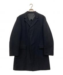 Aquascutum（アクアスキュータム）の古着「コットンチェスターコート」｜ブラック