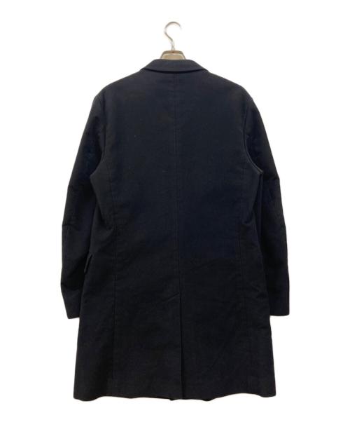 Aquascutum（アクアスキュータム）Aquascutum (アクアスキュータム) コットンチェスターコート ブラック サイズ:42の古着・服飾アイテム