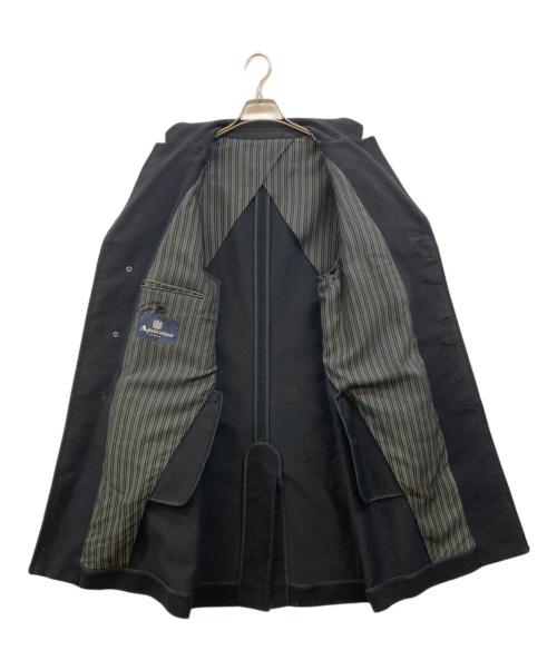 Aquascutum（アクアスキュータム）Aquascutum (アクアスキュータム) コットンチェスターコート ブラック サイズ:42の古着・服飾アイテム