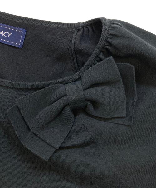 M'S GRACY（エムズグレイシー）M'S GRACY (エムズグレイシー) ニットワンピース ブラック サイズ:36の古着・服飾アイテム