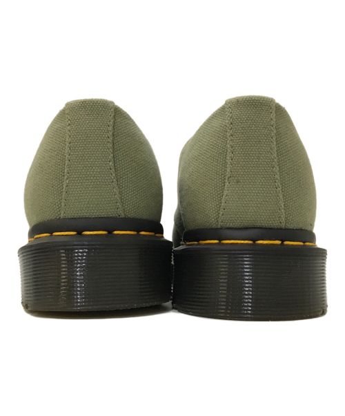 Dr.Martens（ドクターマーチン）Dr.Martens (ドクターマーチン) 1461 NATURAL CANVAS グリーン サイズ:UK3(22cm)の古着・服飾アイテム