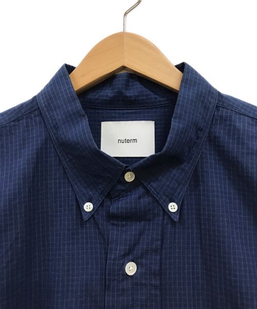 nuterm（ニュータム）nuterm (ニュータム) The Earl B.D. Shirt ブルー サイズ:Mの古着・服飾アイテム