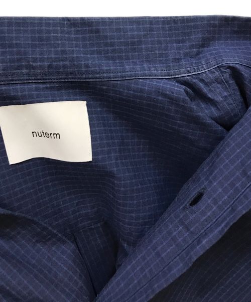nuterm（ニュータム）nuterm (ニュータム) The Earl B.D. Shirt ブルー サイズ:Mの古着・服飾アイテム