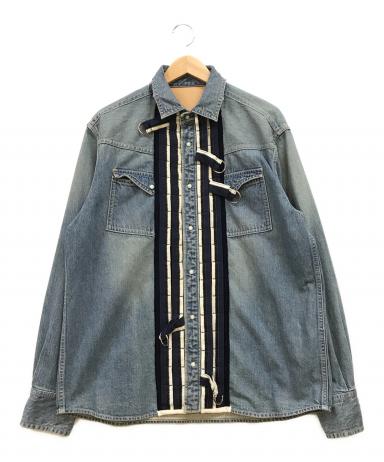 sacai サカイ デニムシャツ ウエスタン装飾 20SS M相当 3002012802013023_01_8459.jpeg