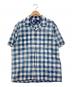 POLO RALPH LAUREN（ポロ・ラルフローレン）の古着「チェックオープンカラーシャツ」｜ブルー×ホワイト