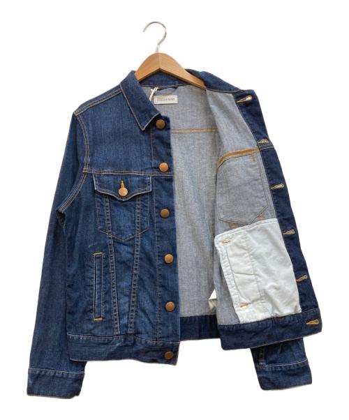23区（ニジュウサンク）23区 (ニジュウサンク) ストレッチデニムジャケット インディゴ サイズ:44の古着・服飾アイテム