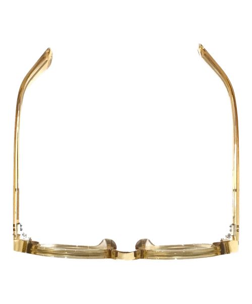 few.（フュー）few. (フュー) クリアフレームサングラス クリアベージュ サイズ:46□24-145の古着・服飾アイテム