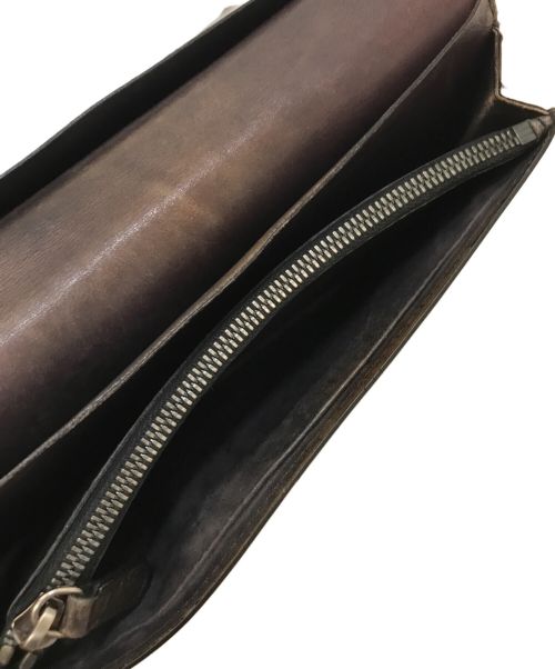 Berluti（ベルルッティ）Berluti (ベルルッティ) カリグラフィ 二つ折り長財布 ブラウンの古着・服飾アイテム