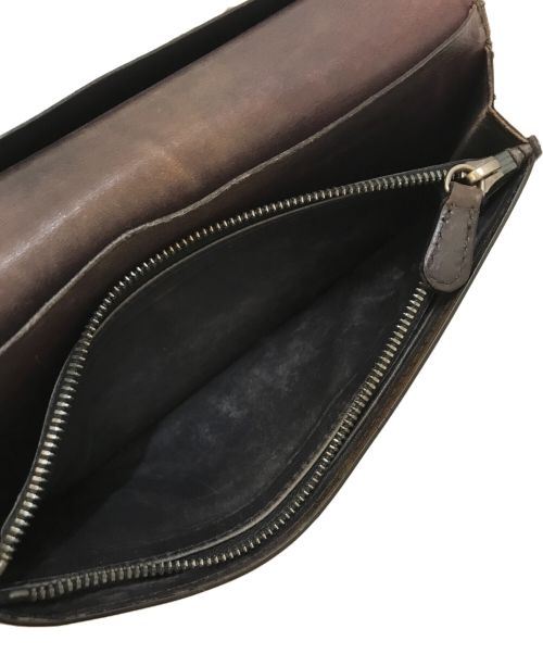 Berluti（ベルルッティ）Berluti (ベルルッティ) カリグラフィ 二つ折り長財布 ブラウンの古着・服飾アイテム