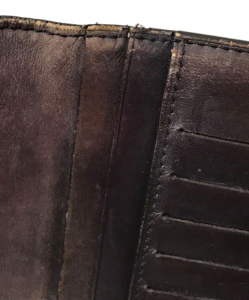 Berluti（ベルルッティ）Berluti (ベルルッティ) カリグラフィ 二つ折り長財布 ブラウンの古着・服飾アイテム