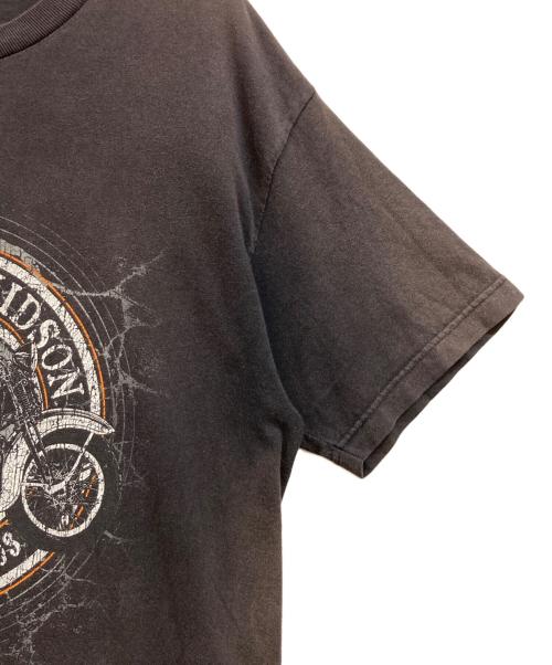 HARLEY-DAVIDSON（ハーレーダビッドソン）HARLEY-DAVIDSON (ハーレーダビッドソン) “APOL'S” ピッグ 両面プリント Tシャツ ブラック サイズ:Lの古着・服飾アイテム