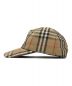 BURBERRY LONDON ENGLAND (バーバリー ロンドン イングランド) ノバチェックキャップ ブラウン サイズ:S：14000円