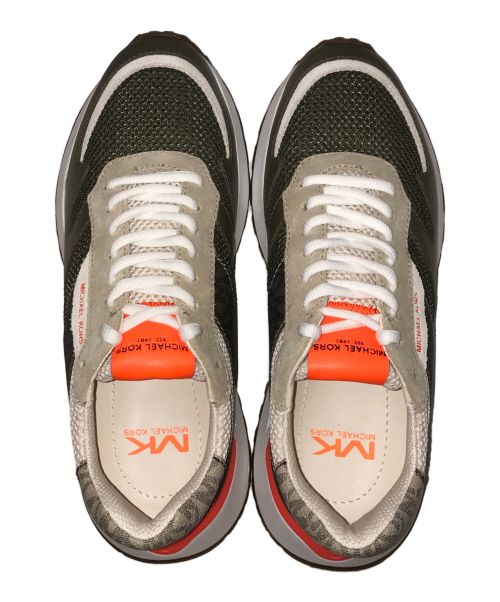 MICHAEL KORS（マイケル・コース）MICHAEL KORS (マイケルコース) ローカットスニーカー カーキ×ベージュ サイズ:7.5の古着・服飾アイテム