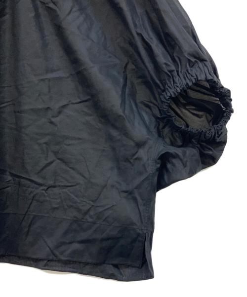 DRAWER（ドゥロワー）DRAWER (ドゥロワー) ギャザーブラウス ブラック サイズ:下記参照の古着・服飾アイテム