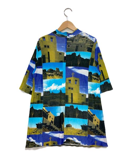 TOKUKO1erVOL（トクコプルミエヴォル）TOKUKO1erVOL (トクコプルミエヴォル) ハイネックカットソー ブルー サイズ:9の古着・服飾アイテム