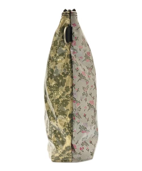 BLAMINK（ブラミンク）BLAMINK (ブラミンク) PORTER (ポーター) PVCポーチ グレー×ゴールドの古着・服飾アイテム