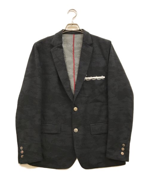 acanthus（アカンサス）acanthus (アカンサス) muta MARINE (ムータマリン) Trimming Pocket Tailored JKT セットアップ ブラック サイズ:ジャケット:6/パンツ:5の古着・服飾アイテム