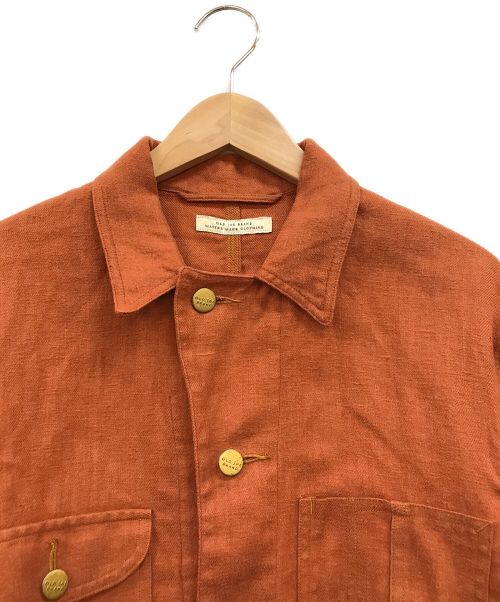 OLD JOE & Co.（オールドジョー）OLD JOE & Co. (オールドジョー) リネンカバーオール ブラウン サイズ:38の古着・服飾アイテム