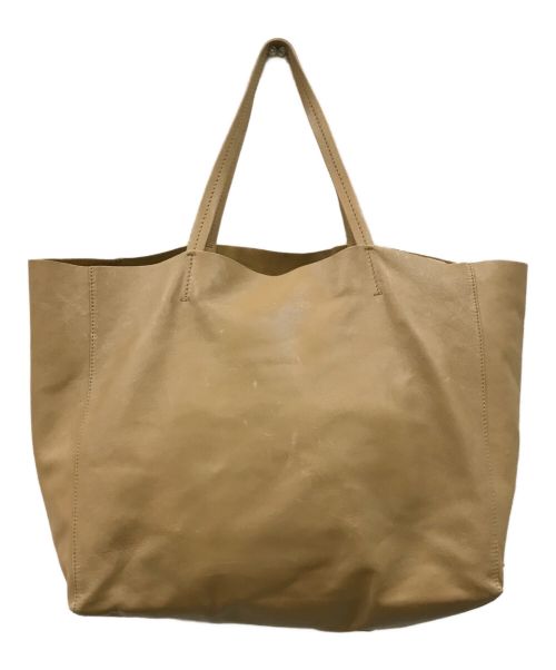 CELINE（セリーヌ）CELINE (セリーヌ) ホリゾンタルカバ トートバッグ ベージュの古着・服飾アイテム