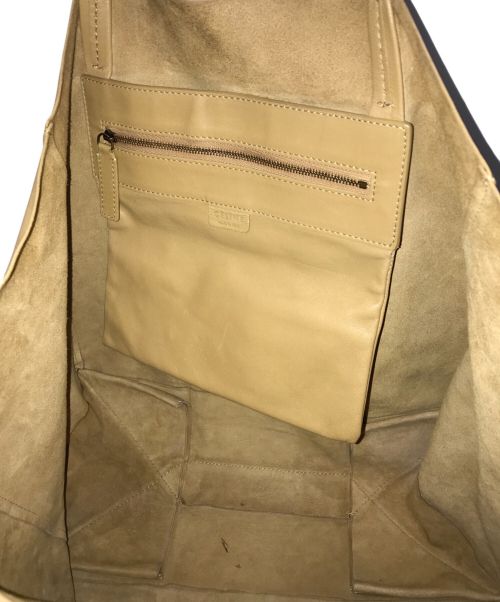 CELINE（セリーヌ）CELINE (セリーヌ) ホリゾンタルカバ トートバッグ ベージュの古着・服飾アイテム