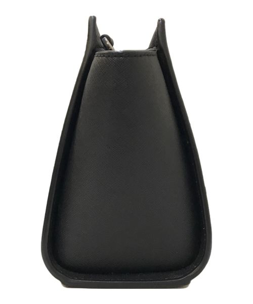 MICHAEL KORS（マイケル・コース）MICHAEL KORS (マイケルコース) 千鳥格子柄ショルダーバッグ ホワイト×ブラックの古着・服飾アイテム