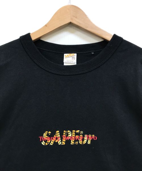SAPEur（サプール）SAPEur (サプール) ロッドマンTシャツ ブラック サイズ:XXLの古着・服飾アイテム