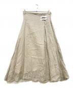 O'NEIL OF DUBLINオニールオブダブリン）の古着「リネンキルトスカート」｜ベージュ