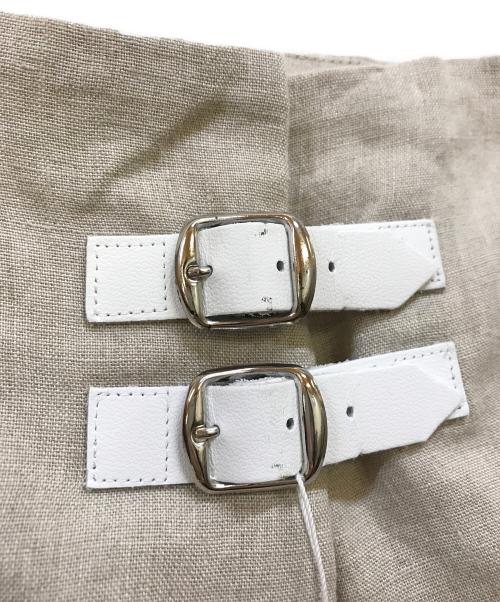 O'NEIL OF DUBLIN（オニールオブダブリン）O'NEIL OF DUBLIN (オニールオブダブリン) リネンキルトスカート ベージュ サイズ:SIZE 12 未使用品の古着・服飾アイテム